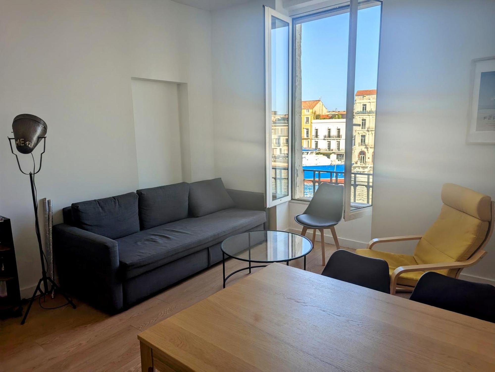 Beau 3 Pieces Climatise Vue Canal Idealement Situe Centre Ville Сет Экстерьер фото